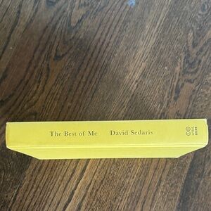 The Best of Me by David Sedaris - Yellow Hardcover